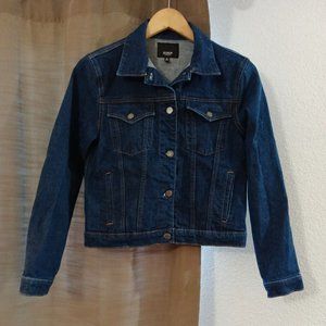 Nwot Women's Hudson Crop Denim Classy Chic Jacket W/ Pockets Small